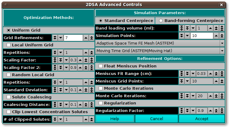 2DSA Advanced Controls